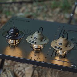 vintage rechargeable camping lantern