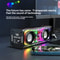 V8 Transparent Mecha Speakers Bluetooth Wireless Double Bass Diaphragm Subwoofer Music TWS RGB Light Loudspeaker