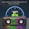 V8 Transparent Mecha Speakers Bluetooth Wireless Double Bass Diaphragm Subwoofer Music TWS RGB Light Loudspeaker
