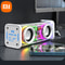V8 Transparent Mecha Speakers Bluetooth Wireless Double Bass Diaphragm Subwoofer Music TWS RGB Light Loudspeaker