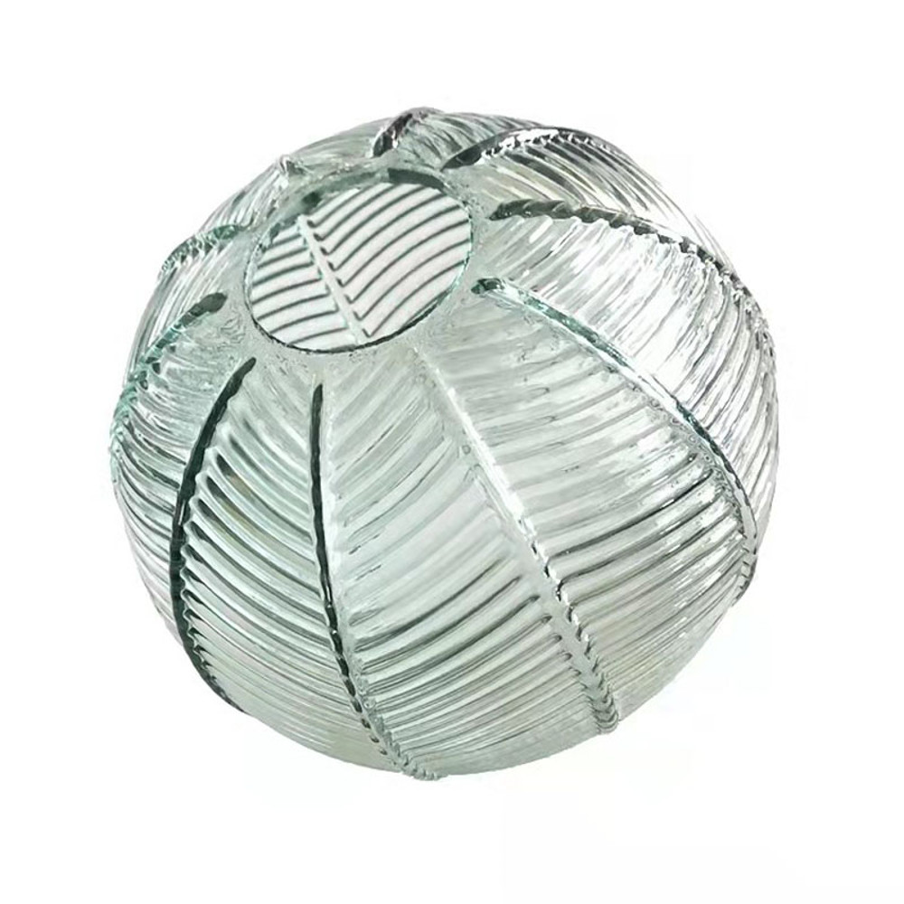 Nordic Glass Pendant Light Green Leaf Pattern, Lighting For Living Room Dining Room, Hotel Study Bedroom