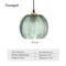 Nordic Glass Pendant Light Green Leaf Pattern, Lighting For Living Room Dining Room, Hotel Study Bedroom