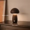 Wooden Mushrooms Night Light Bedroom Bedside Table Lamp Walnut Beech Wood Warm Dimmable Desk Light 9