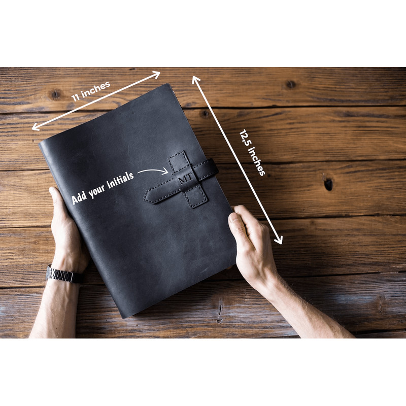 Leather Binder 4 Ring Binder 3 Ring Leather Binder Organizer Leather Notebook Cover Leather Binder 0