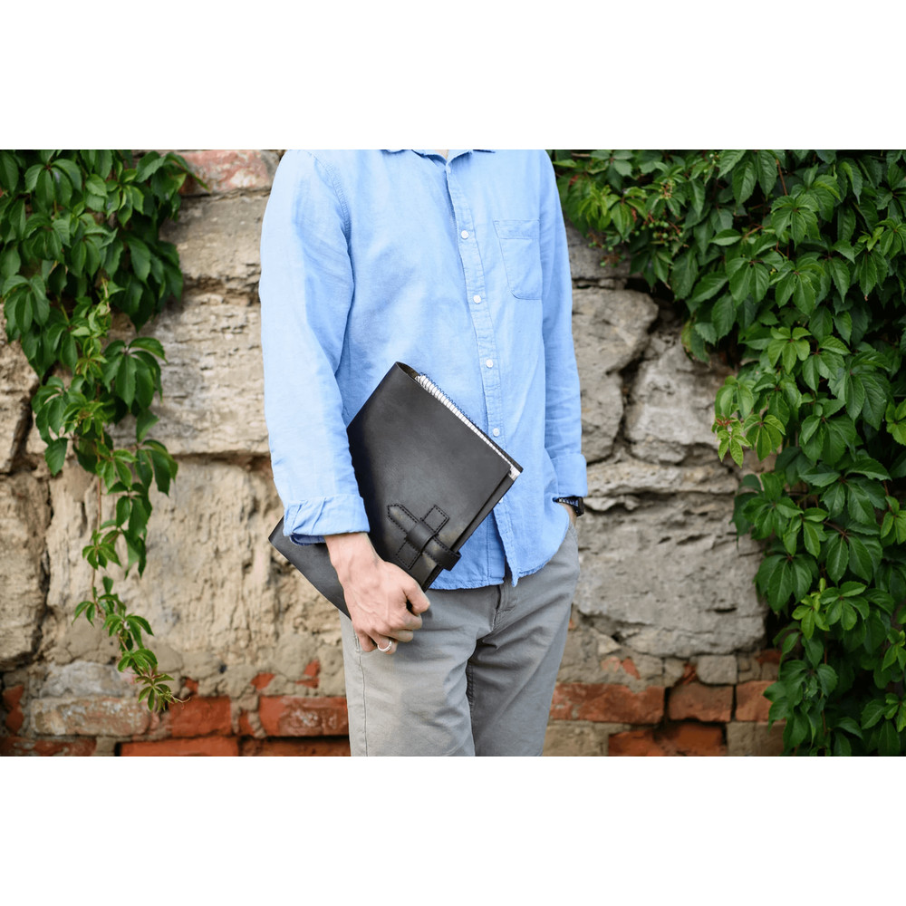 Leather Binder 4 Ring Binder 3 Ring Leather Binder Organizer Leather Notebook Cover Leather Binder 1