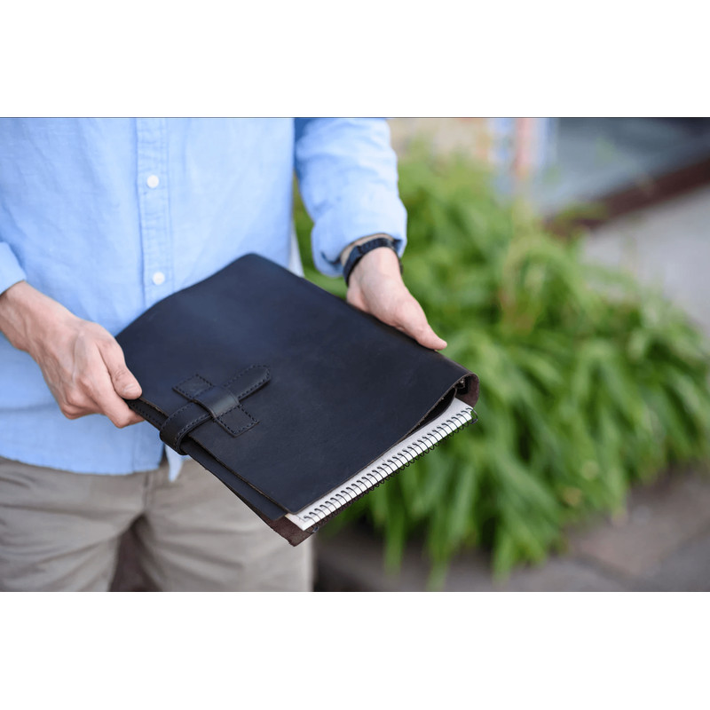 Leather Binder 4 Ring Binder 3 Ring Leather Binder Organizer Leather Notebook Cover Leather Binder 5