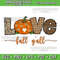 Love Fall Yall Svg Leopard Fall Svg Designs Downloads Pumpkin Love Fall Clipart Thanksgiving Svg Design Files 0