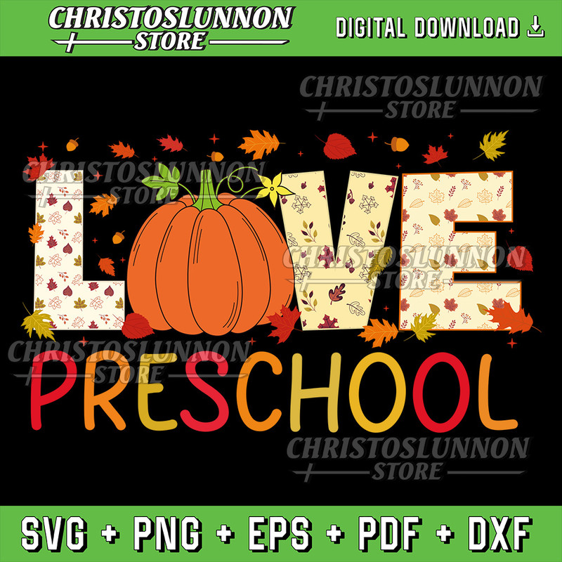 Thanksgiving Love Preschool Teacher Turkey Autumn Fall Svg File Thanksgiving Teacher Svg Teacher Svg Hello Fall Svg 0