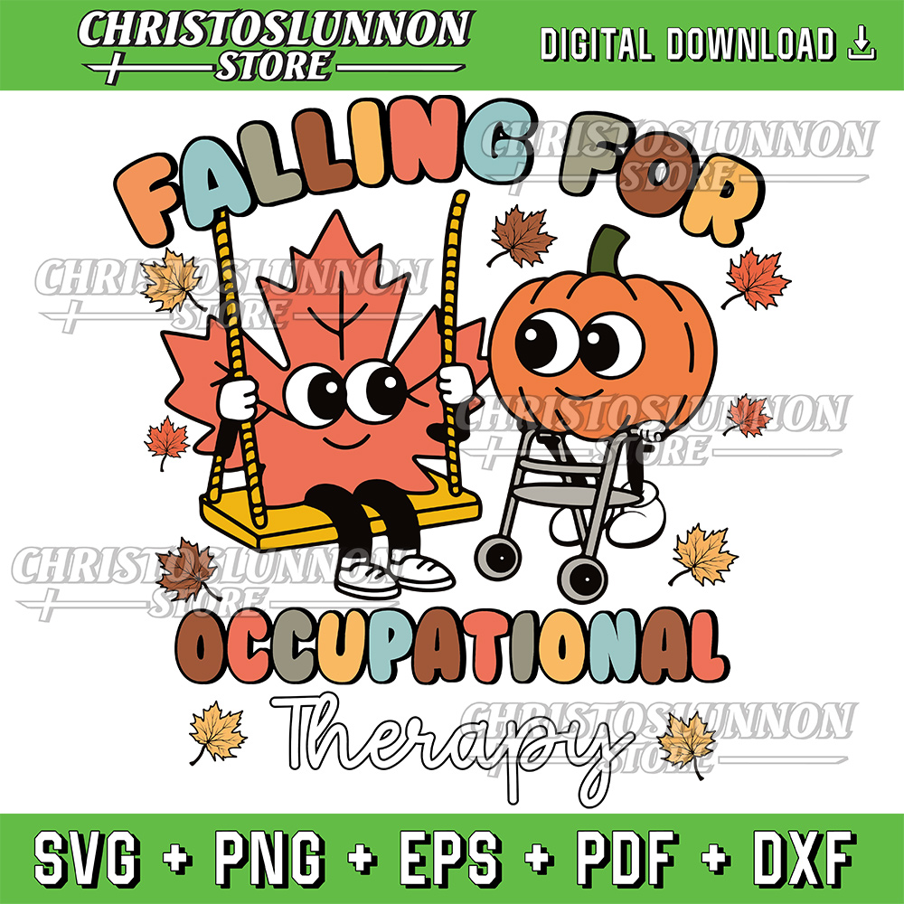 Falling For Occupational Therapy Svg Occupational Therapy Svg Falling For OT Occupational Therapist Ot Autumn 0