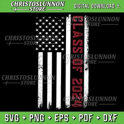 senior class of 2024 american flag graduation 24 graduate svg, sublimation design, class of 2025 svg, high school senior