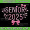 Retro Senior 25 Class Of 2025 Graduation Coquette Pink Svg Pink Svg Senior 2025 Svg Class Of 2025 Svg 0