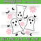 Cute Ghost Svg Cute Halloween Svg Halloween Seamless Pattern Svg Retro Halloween Svg Spooky Svg Svg For Cricut 0