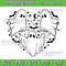 Ghost Heart SVG Halloween Svg Spooky Season Svg Ghost Clip Art Boo Svg Kids Halloween Svg Svg Files For Cricut 0