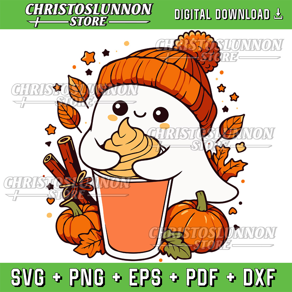 Cute Ghost Svg Halloween Svg Coffee Svg Bougie Svg Bougie Ghost Halloween Design Svg Mug Svg Trending Svg 0
