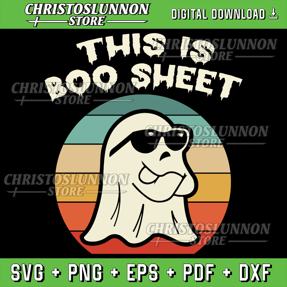 This Is BooSheet Svg Ghost Retro Halloween 2020 Svg Funny Halloween Svg Digital Download Cute Ghost Svg Boo Svg 0