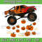 Monster Truck Pumpkin Jack O Lantern Halloween Svg Monster Truck Svg Design Download Truck Svg Halloween Truck Svg 0