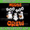 Boo Nurse Scrub Funny Ghost Halloween Costumes Svg Ghost Nurse Svg Funny Nurse Svg Cute Ghost Svg Halloween Svg 0