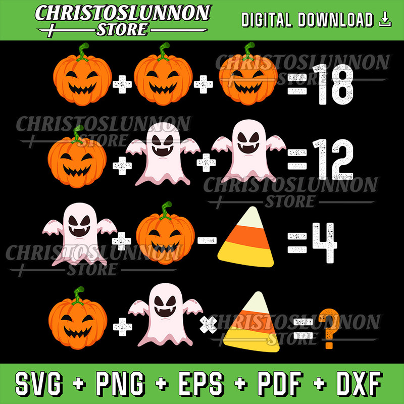 Halloween Order Of Operations Quiz Math Teacher Svg Halloween Math Calculator Svg Math Teacher Svg Digital Download 0