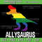 Gay Rainbow Dino Trex Ally Saurus Lgbt Flag Boys Toddler Svg Lgbt SvgTRex Svg Dinosaur Svg Rainbow 0