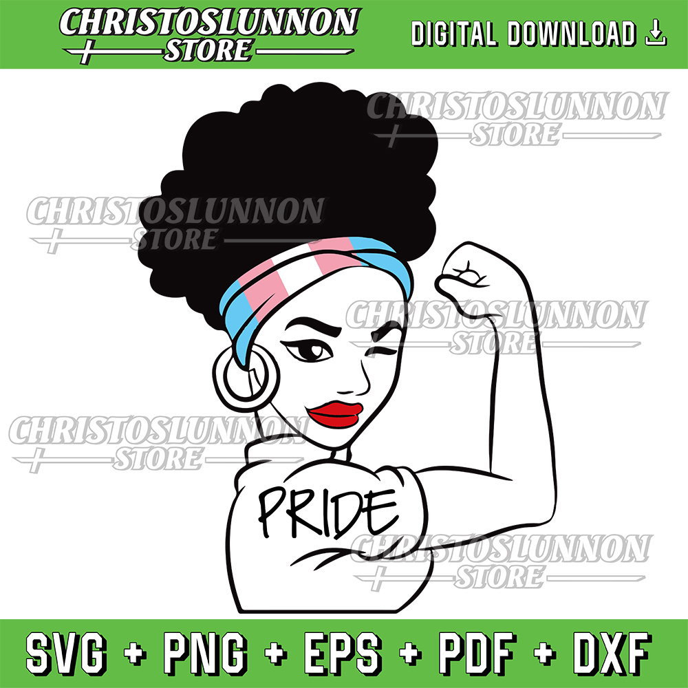 Unbreakable Strong Woman Transgender Trans Pride Flag Svg LGBTQ Svg Love Is Love Svg Western Pride 0