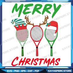 Merry Chirstmas Svg,christmas Badminton Svg,christmas Hat Svg,christmas Sublimation Design,instant Download