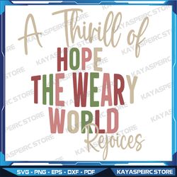 a thrill of hope the weary world refoices svg,christian christmas svg,nativity scene svg,christmas jesus nativity svg