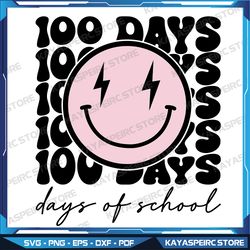 100 Days Of School SVG, Smile Svg, School Life Svg, 100 Days of School Svg, Back to School Svg, Instant Download