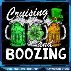 st patricks day cruise cruising and boozing drinking png, cruising and boozing png, st patty's cruise squad 2024