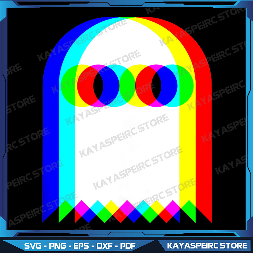 Ghost Trippy Vaporwave Halloween Techno Rave EDM Music Png Pooky Ghost Autumn Sublimation DesignHorror Png 0
