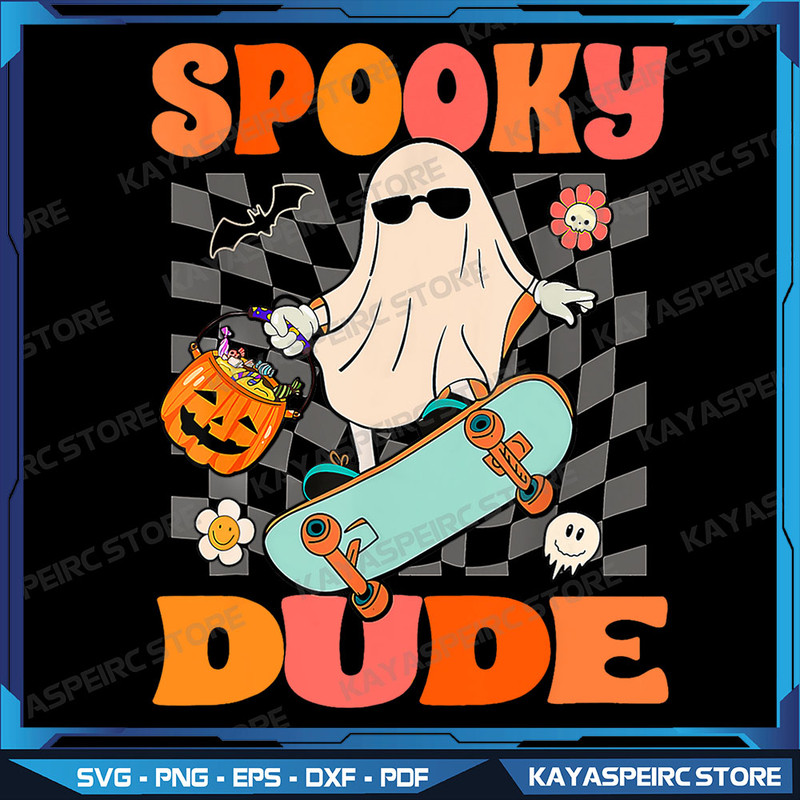 Halloween Skateboard Boo Spooky Png Ghost Png Retro Halloween Design Halloween Png Spooky Ghost Png Skate Ghost 0