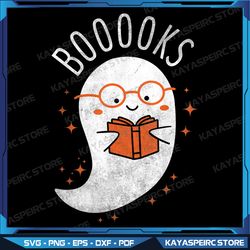 booooks ghost funny halloween teacher book library reading png, read more books png, cute ghost book nerd, ghost png