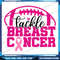 Tackle Cancer Pink Ribbon Football BreastCancerAwareness Png BreastCancerAwareness Png Football Season Png 0