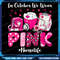 In October We Wear Pink Nurse Life BreastCancerAwareness Png BreastCancerAwareness Halloween Png Ghosts Nurse Png 0