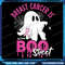 Breast Cancer Is Boo Sheet Png Spooky Halloween Breast Cancer Png Back On My BooPng Ghost Ribbon BreastCancer 0