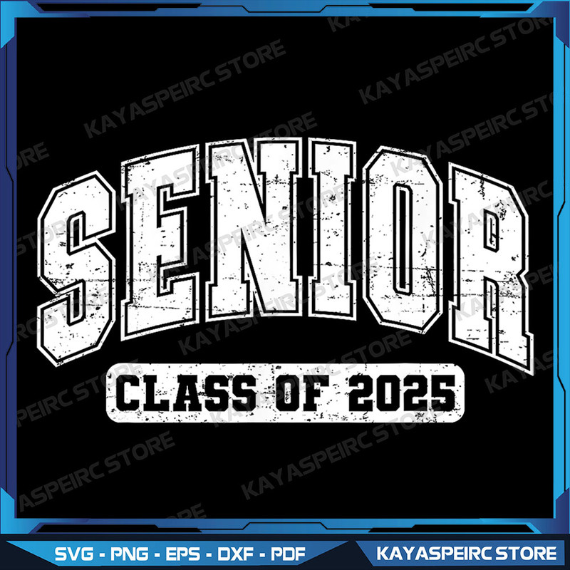 Class Of 2025 Senior 2025 Graduation 2025 Back To School Png Senior 2025 PNG Retro Graduation PNG Class Of 2025 Png 0