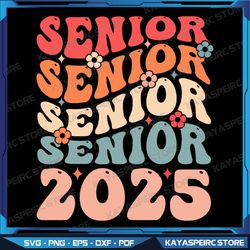 senior 2025 class of 2025 seniors graduation 2025 png, retro graduation png, sublimation design, digital download png