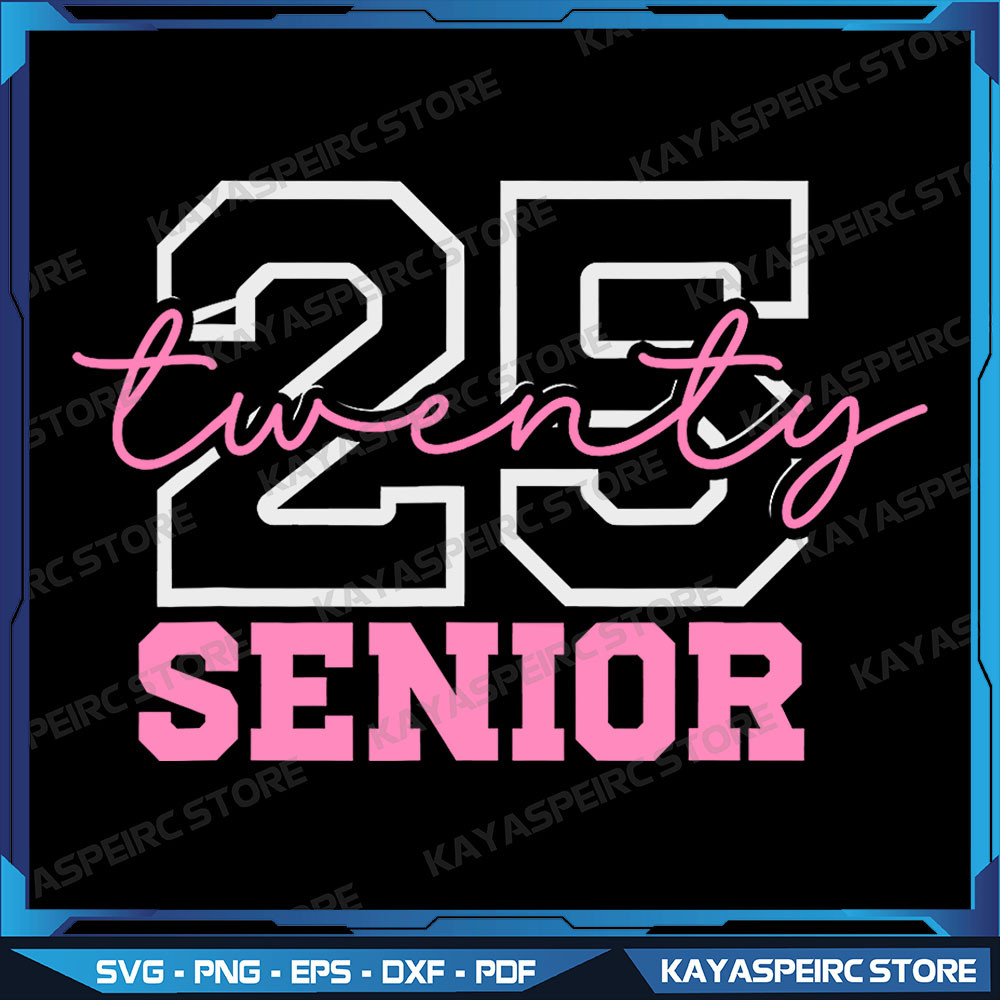 2025 Senior Class Girls Class Of 2025 Seniors Pink School Png Pink Bow Png Senior 2025 Png Class Of 2025 Png 0