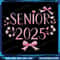 Retro Senior 25 Class Of 2025 Graduation Coquette Pink Png Pink Png Senior 2025 Png Class Of 2025 Png Graduation Png 0
