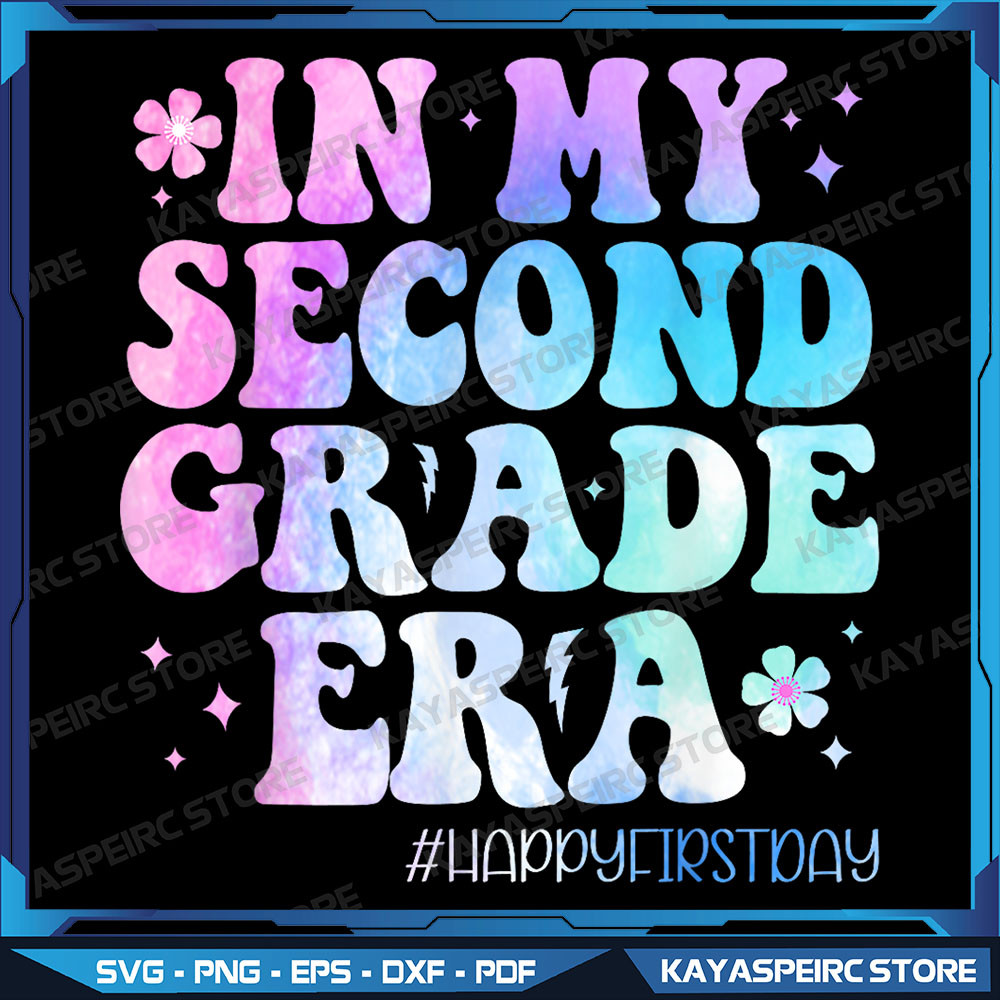 In My Second Grade Era Back To School 2nd Grade Teacher Png Second Grade Teacher Png 2nd Grade Png School Png 0