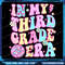 Retro Groovy Back To School In My Third Grade Era Png Groovy Letters 3rd Grade Png 3rd Grade Era Png Back To School 0