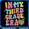 Retro Groovy In My Third Grade Era First Day Back To School Png Retro 3rd Grade Teacher Png Happy First Day Of 3rd 0