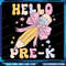 Hello PreK Coquette Bows Teacher Kids Back To School Png Hello Pre K Png Back To School Png Coquette Bows  Pencil 0