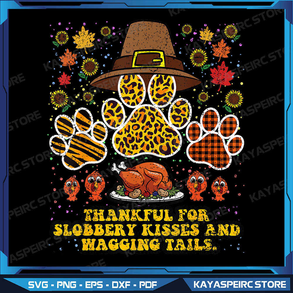 Dog Paw Print Thanksgiving Day Plaid Leopard Print Autumn Png Halloween Fall Pumpkin Png Thanksgivi 0
