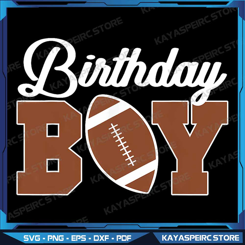 Kids Football Birthday Boy Birthday Party Boys Toddlers Png Football Birthday Boy Png Football Them 0
