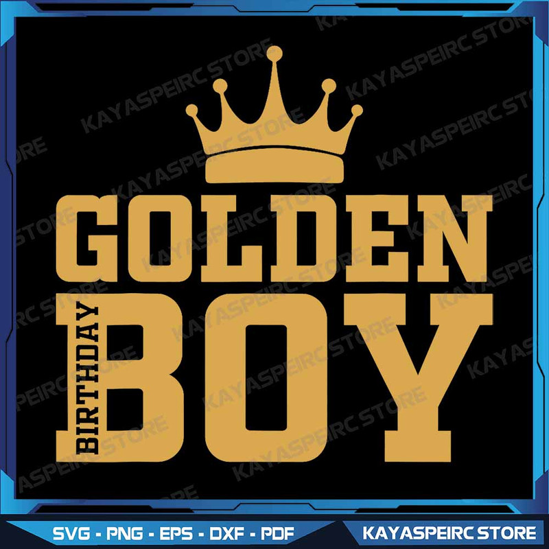 Golden Birthday Boy Png Bday Toddlers Birthday Party Decoration Png Golden Birthday Boy Png Golden 0
