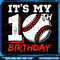 Its My 10th Birthday Png Baseball Player 10 Years Old Boys Bday Png Baseball 10 Year Old Birthday P 0