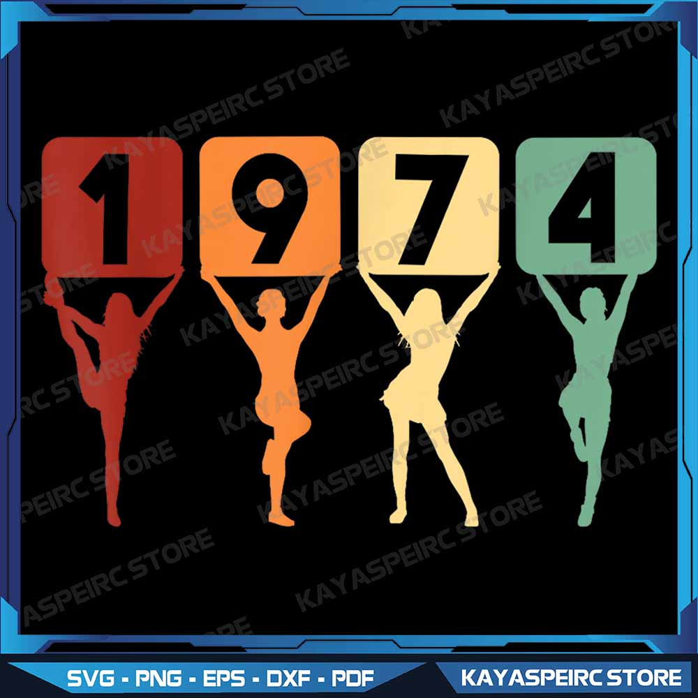 Birth Year 1974 Birthday Png Vintage 1974 Png Aged To Perfection Png 50 Years Old Png Born Since 19 0