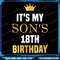 It Is My Son Of 18th Birthday 18 Years Old Png Eighteen Years Old Birthday Png It Is My 18th Birthd 0