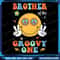 Retro Brother Of Groovy One Matching Family 1st Birthday Png Brother Of The Groovy One Png Matching 0