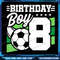 Kids Soccer Birthday Party  8 Year Old Boy  8th Birthday Png Soccer Birthday Boy Png Soccer 8th Bir 0